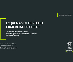 Esquemas de Derecho Comercial de Chile I - Fuentes del Derecho Mercantil. Aspectos generales del Derecho Comercial. Año Mayo 2024/ 126 Pág. Autor Humberto Carrasco Blanc, Emilio Becar Labraña y Daniela Illescas Maldonado