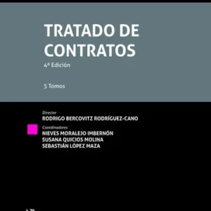 Tratado de Contratos 4ª edición 5 tomos - Rodrigo Bercovitz Rodríguez-Cano