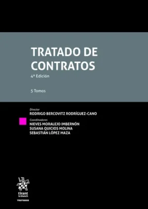 Tratado de Contratos 4ª edición 5 tomos - Rodrigo Bercovitz Rodríguez-Cano