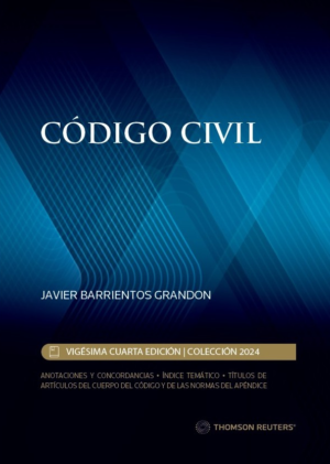 Código Civil - Vigésima Cuarta Edición. Año 2024/ 1.292 Pág. Autor Javier Barrientos Grandon