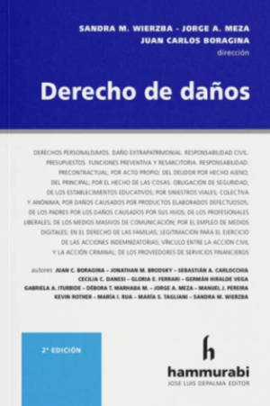 Derecho de Daños. Año 2023/694 Pág. Autor SANDRA M. WIERZBA - JORGE A. MEZA - JUAN CARLOS BORAGINA