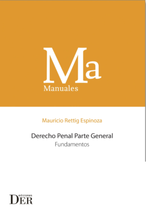 Derecho Penal Parte General Tomo I - Fundamentos. Año 2019/368 Pág. Autor  Mauricio Rettig Espinoza,