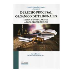 Derecho Procesal Orgánico de Tribunales - Disposición Comunes a todo Procedimientos. Año 2022/370 Pág. Autor Cristián Ramírez Tagle