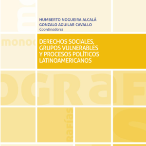 Derechos sociales, grupos vulnerables y procesos políticos latinoamericanos. Año 2019/ 396 Pág. Autor Humberto Nogueira Alcalá y Gonzalo Aguilar Cavallo