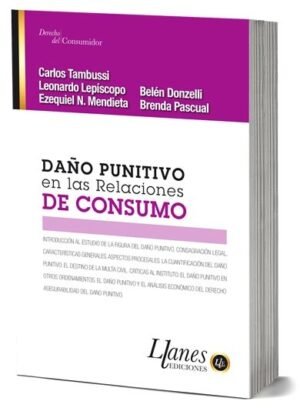 Daño Punitivo en las Relaciones de Consumo - Belén Donzelli, Leonardo Lepiscopo, Ezequiel N Mendieta, Brenda Pascual, Carlos Eduardo Tambussi - edición actualizada año 2022 / 156 Páginas