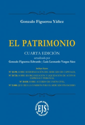 El Patrimonio. 4ta Edición Actualizada. Año 2021/675 Pág. Autor Gonzalo Figueroa Yáñez