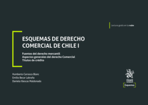 Esquemas de Derecho Comercial de Chile I - Fuentes del Derecho Mercantil. Aspectos generales del Derecho Comercial. Año Mayo 2024/ 126 Pág. Autor Humberto Carrasco Blanc, Emilio Becar Labraña y Daniela Illescas Maldonado