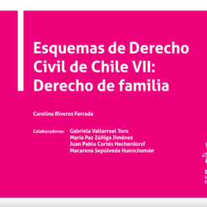 Esquemas de Derecho Civil de Chile VII: Derecho de Familia Año 2020 / 150 Pág. Autor Carolina Rivero Ferrada