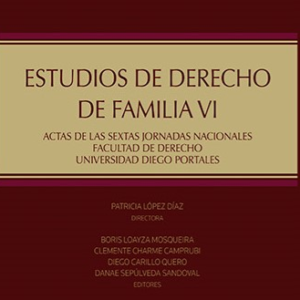 Estudios de Derecho de Familia VI - Actas de las Sextas Jornadas de Derecho de Familia. Año 2023/ 700 Pág. Autor Facultad de Derecho Diego Portales