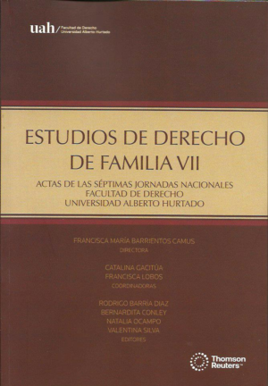 Estudios de Derecho de Familia VII, Actas de las Séptimas Jornadas Nacionales Facultad de Derecho Universidad Alberto Hurtado. Año 2024/ 861 Pág. Autor  Directora Francisca Maria Barrientos Campus