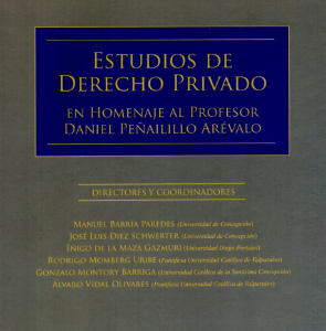 Estudios De Derecho Privado En Homenaje Al Profesor  Daniel Peñailillo Arévalo. Año 2019 / 1.383 Pág. Autor Universidad de Concepción