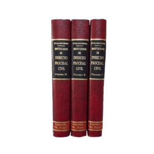 Instituciones de Derecho Procesal Civil - III Tomos- 2da Edición. Año 1996 / 1.426 Pág. Autor Piero Calamandrei