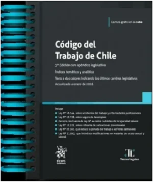Código del Trabajo de Chile 5ª Edición con apéndice legislativo * Alfredo Sierra Herrero Francisco Vallejo Cárdenas