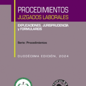 Procedimientos Juzgados Laborales, Duodécima Edición. Año 2024 / 406 Pág. Autor Eric Andres Chavez Chavez