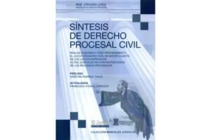 Síntesis de Derecho Procesal Civil * René Jorquera Lorca - 8ª edición año 2025 * 666 Pág.