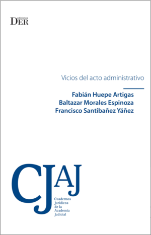 Vicios del Acto Administrativo. Año 2019/156 Pág. Autor Fabian Huepe Artigas, Baltazar Morales Espinoza y Francisco Santibáñez Yáñez
