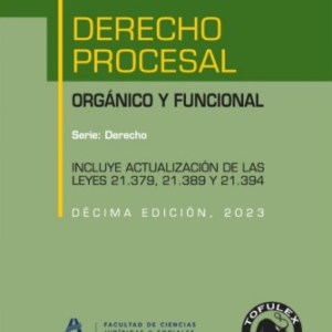 Derecho Procesal Orgánico y Funcional, Decima Edición. Año 2023. Autor Eric Andrés Chávez Chávez
