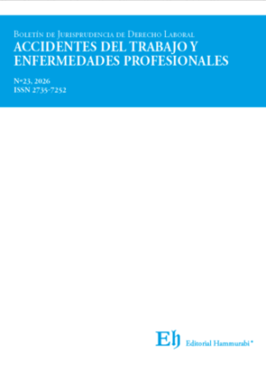 Boletín de Jurisprudencia de Derecho Laboral Nº23, 2026. Accidentes de Trabajo y Enfermedades Profesionales
